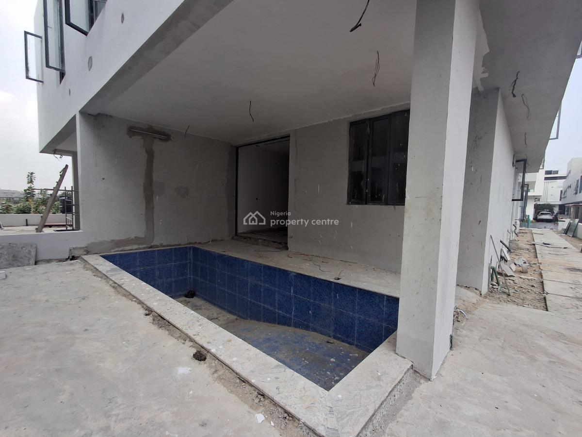 5 Bedroom Semi-detached House, Cowrie Creek Estate, Ikate, Lekki, Lagos, House for Sale