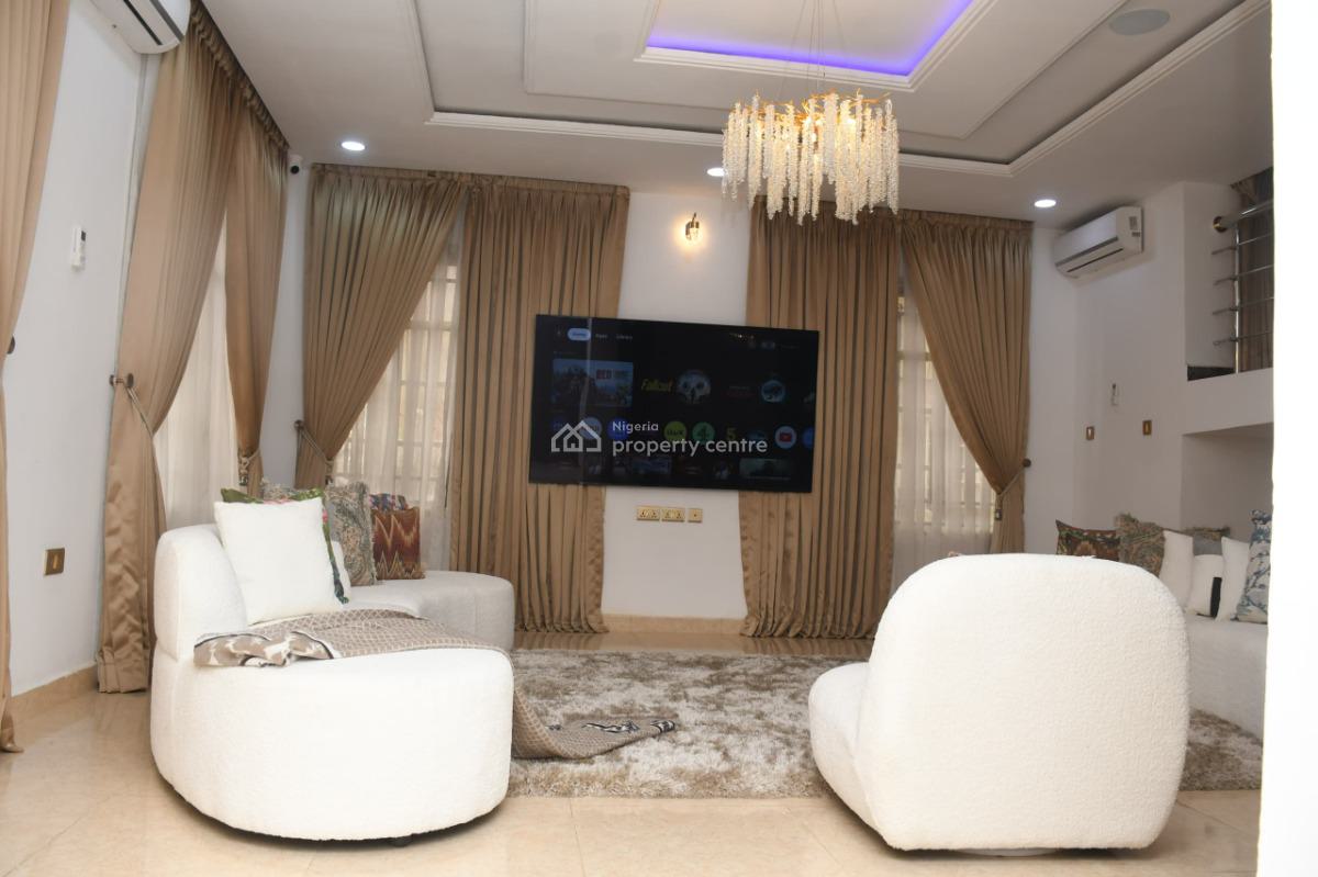 Magnificent 5 Bed Mansion with Detached 2 Bed Boys  Quarters, Amen Estate Phase 1, Ibeju Lekki, Lagos, Detached Duplex for Rent