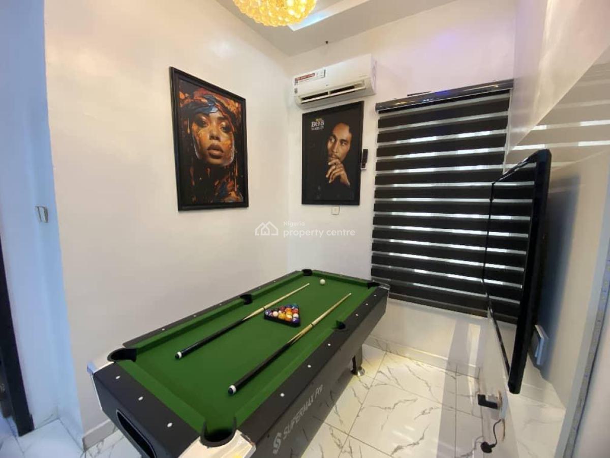 Fully Furnished, Serviced Luxury 4 Bedrooms Duplex, Self Compound, Lekki County Estate, Ikota, Lekki, Lagos, Semi-detached Duplex for Rent