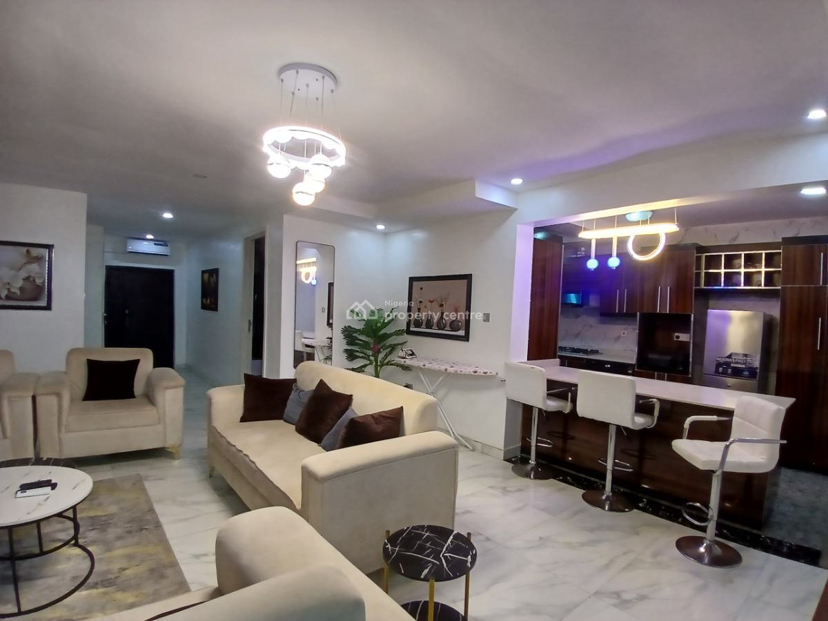 Fully Furnished and Serviced 3bedroom Apartment (5th Floor) with Solar, Secured Estate Off Alpha Beach Road, Lekki, Lekki, Lagos, Flat / Apartment for Sale