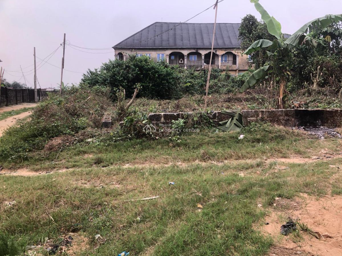 One Plot of Land, Pipeline Rumuokwurusi Close to Tank Flyover, Obio-akpor, Rivers, Residential Land for Sale