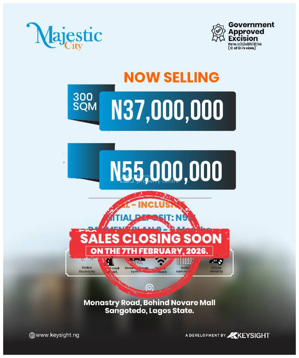 Residential Land, Majestic Bay, Monastery Road, Sangotedo, Ajah, Lagos, Residential Land for Sale