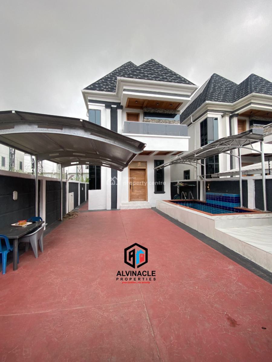 Well Finished 5 Bed Duplex Home with Fitted Ac, Orchid Road, Lekki, Lagos, Detached Duplex for Sale