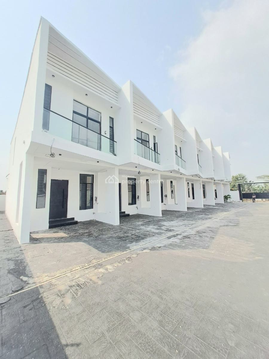 Newly Built 2 Bedroom Terrace with Bq, Abraham Adesanya, Ajah, Lagos, Terraced Duplex for Sale