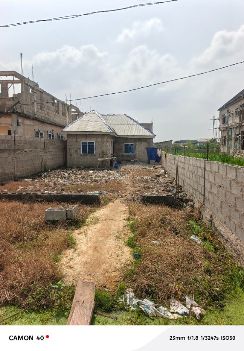 3 Bedroom Bungalow on a Half Plot of Land, Ijedodo, Ijegun, Ikotun, Lagos, Detached Bungalow for Sale