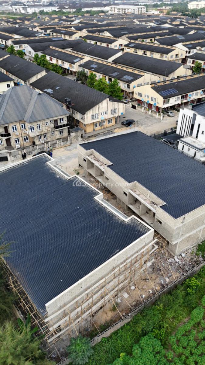 85% Complete 3 Bedroom Terraces with Bq, Hitech Road, Behind Lagos Business School, Ajah, Lagos, Terraced Duplex for Sale