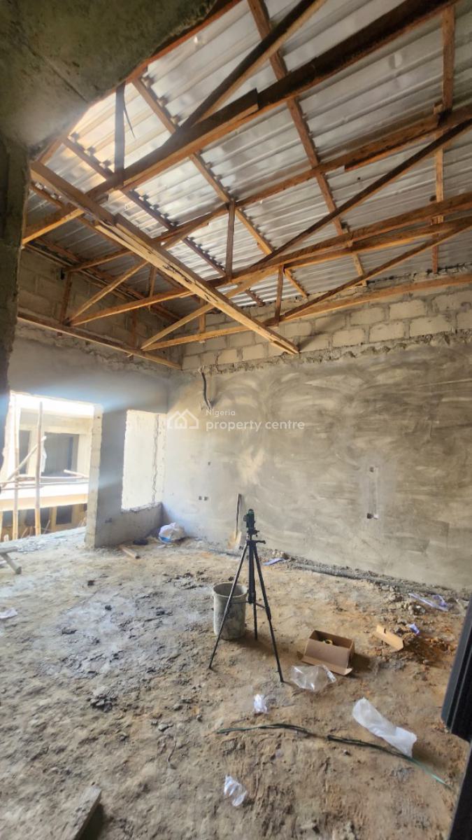 85% Complete 3 Bedroom Terraces with Bq, Hitech Road, Behind Lagos Business School, Ajah, Lagos, Terraced Duplex for Sale