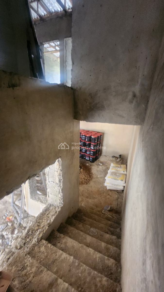 85% Complete 3 Bedroom Terraces with Bq, Hitech Road, Behind Lagos Business School, Ajah, Lagos, Terraced Duplex for Sale