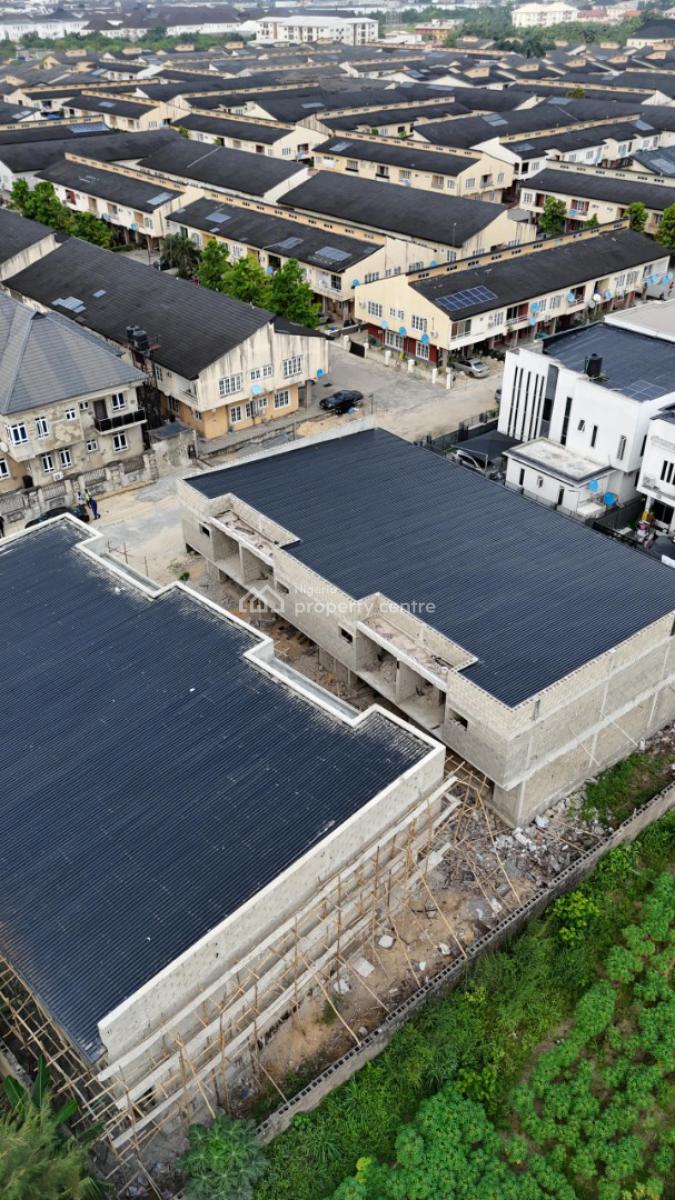 85% Complete 3 Bedroom Terraces with Bq, Hitech Road, Behind Lagos Business School, Ajah, Lagos, Terraced Duplex for Sale