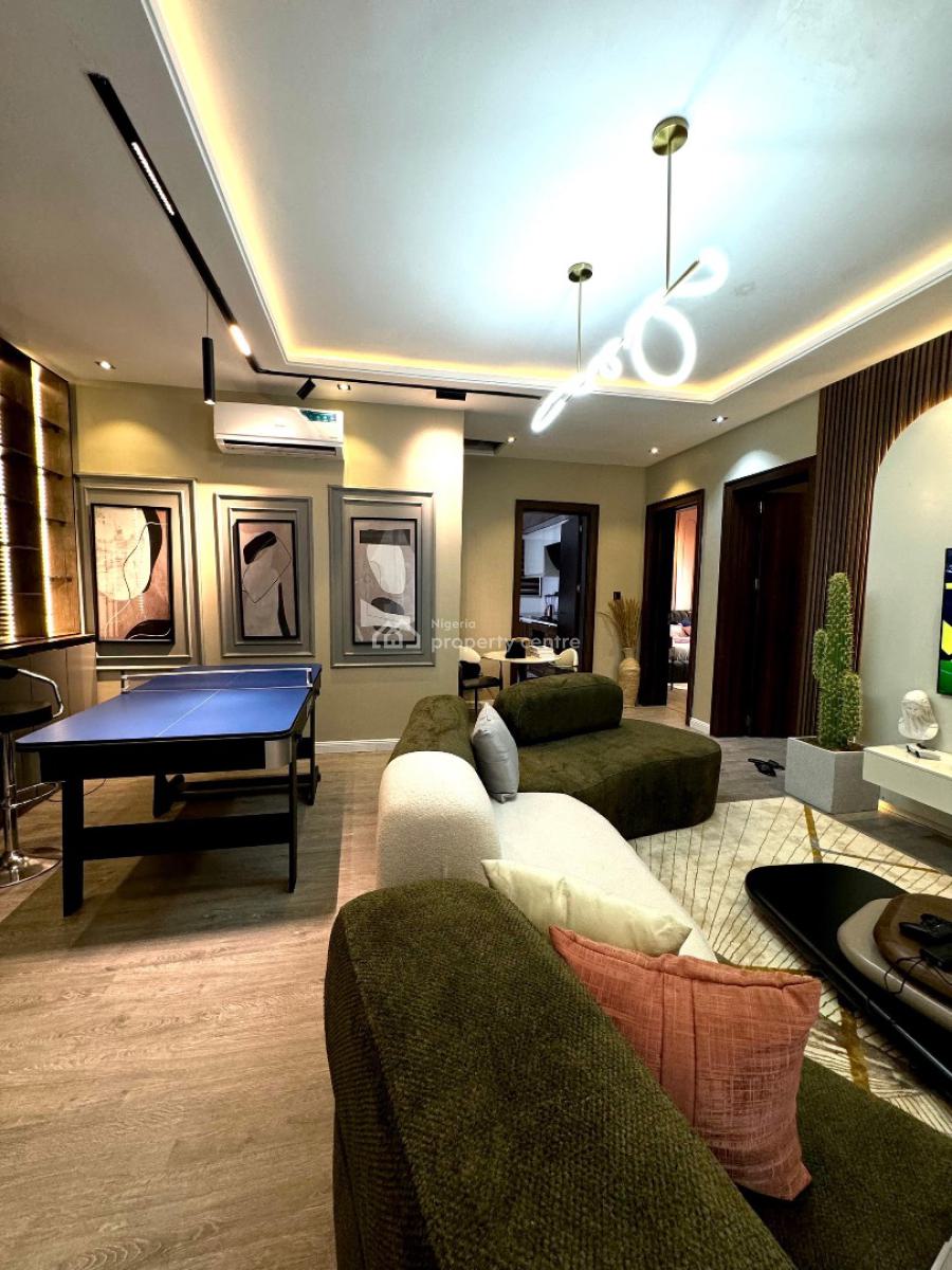 Luxury 1 Bedroom with Snooker, Ps5, and City View., Lekki Phase 2, Lekki, Lagos, Flat / Apartment Short Let