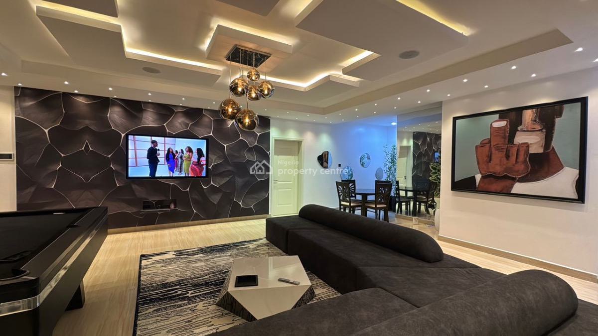 3(three) Bedroom Smart Home with Gym,alexa,ps5 and Games Available, Lekki Phase 1, Lekki, Lagos, Flat / Apartment Short Let