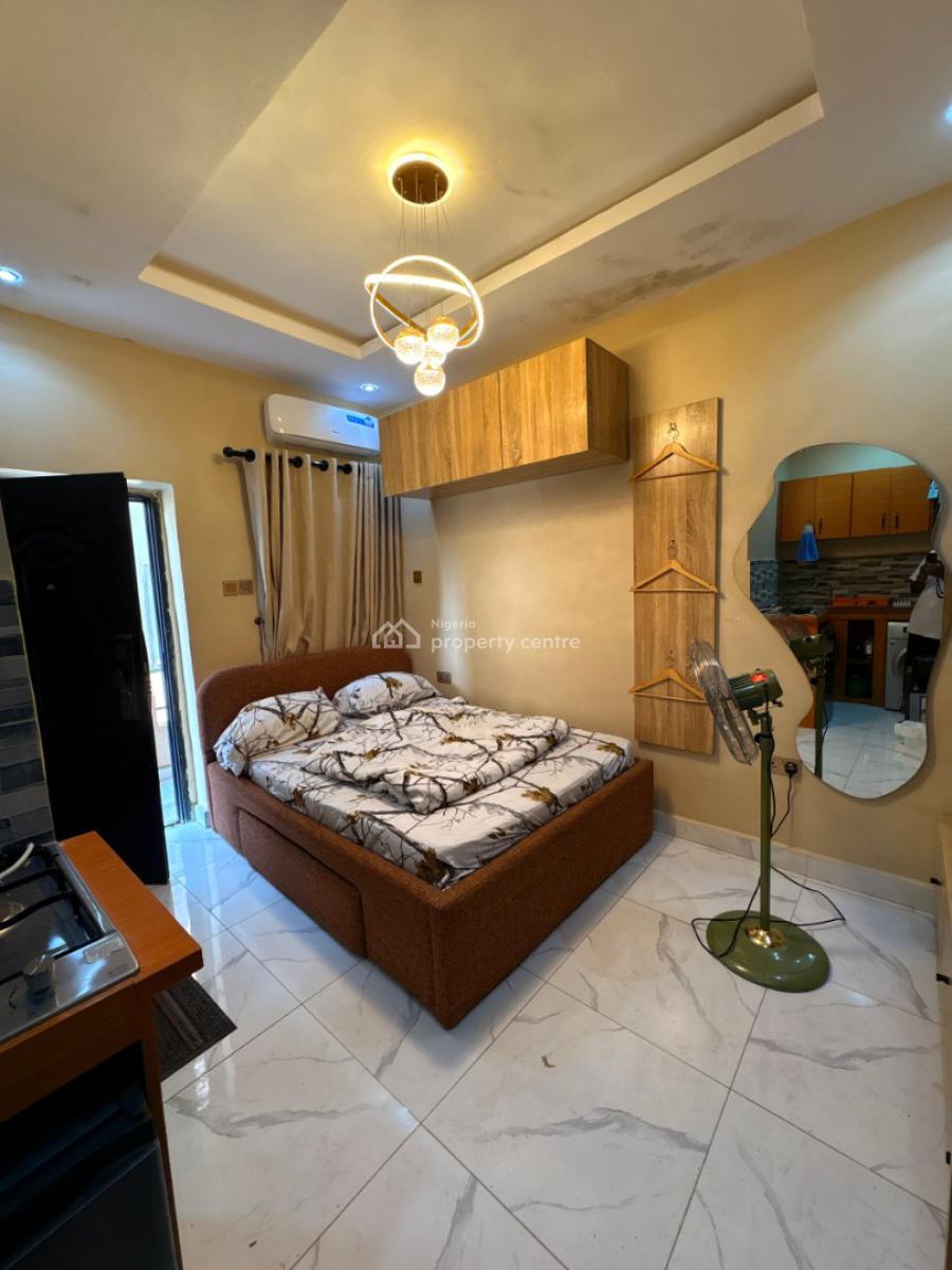 a Lovely and Serviced Studio Apartment, Off Randle Avenue, Surulere, Lagos, Self Contain (single Rooms) Short Let