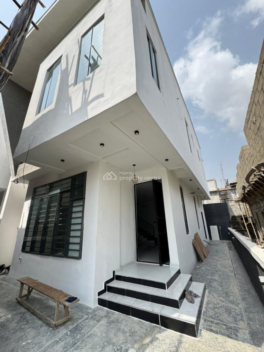 Brand New Elegant with a B Q, Sangotedo, Ajah, Lagos, Semi-detached Duplex for Rent