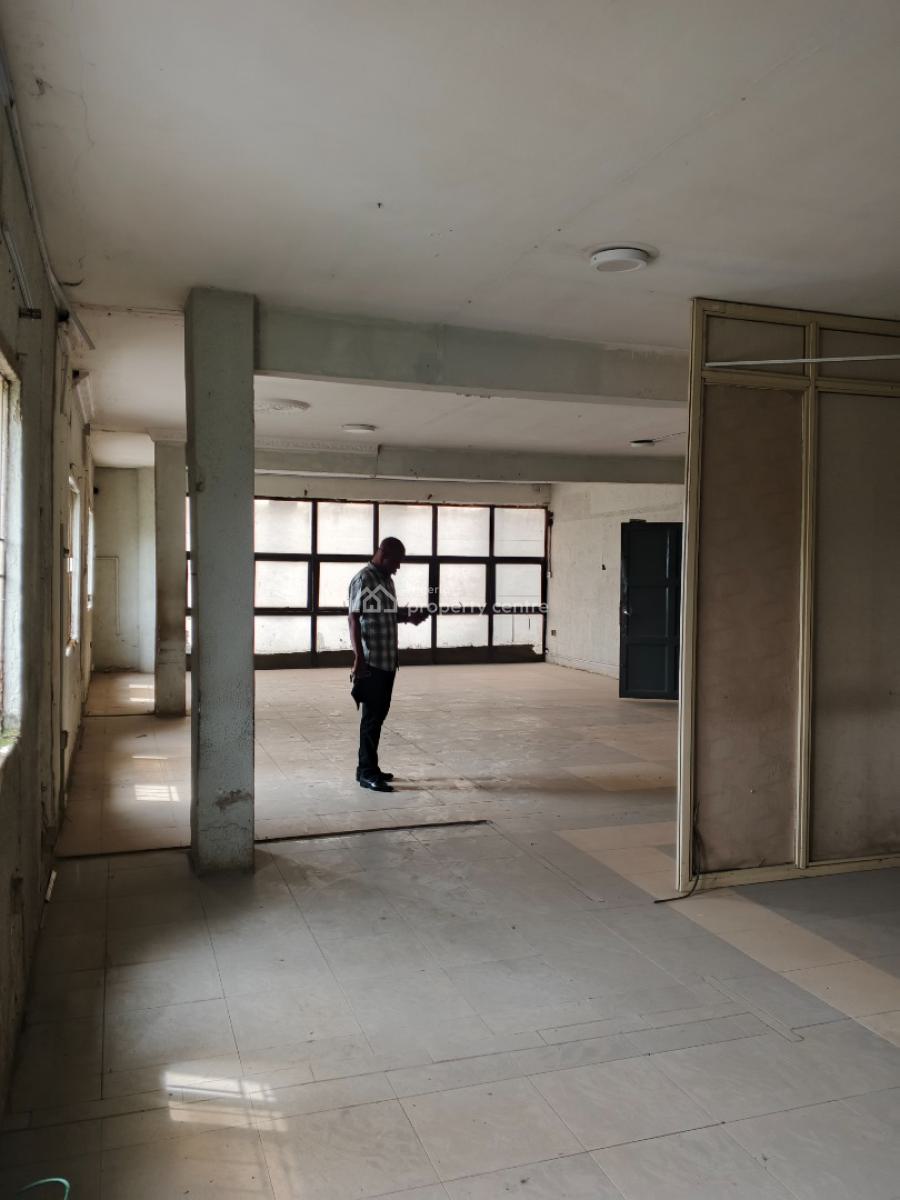 120 Square Meter Open Space on First Floor, Facing Major Road Opebi Ikeja, Opebi, Ikeja, Lagos, Office Space for Rent