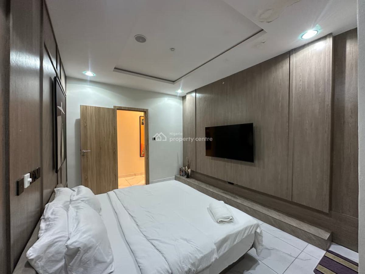 2bd Furnished Aprt with Pool/ Gym Upstairs Shot Let Allowed, Ikate, Lekkj Lagos Nigeria, Lekki, Lagos, Flat / Apartment for Rent