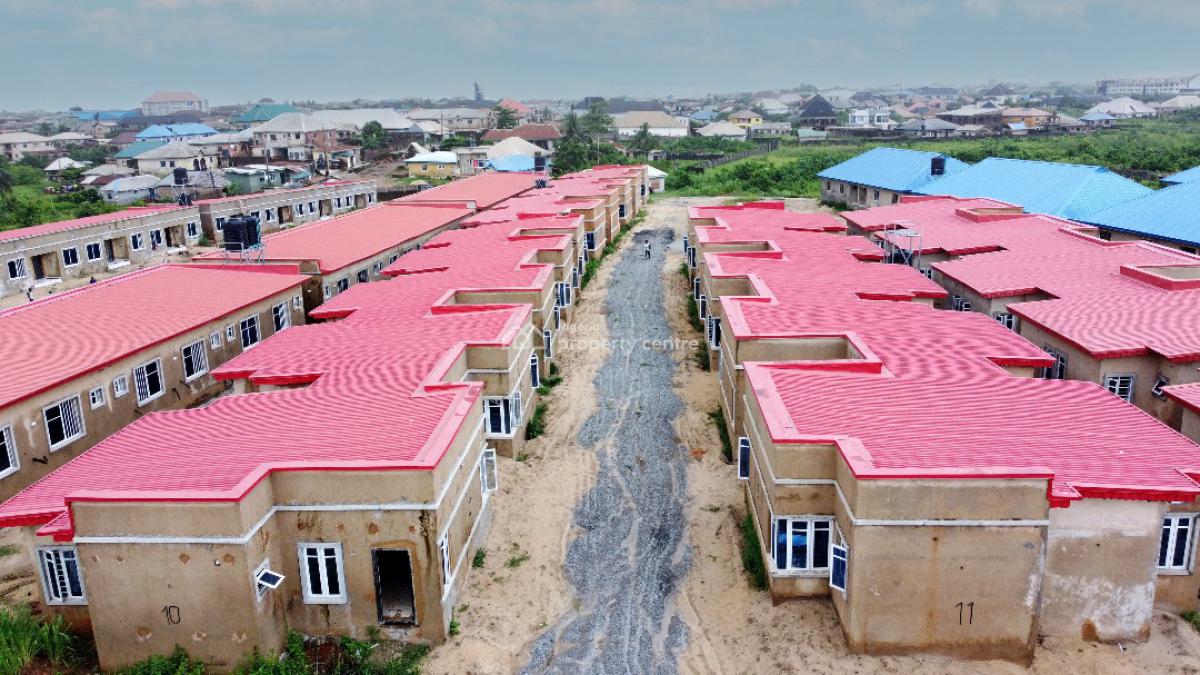 2bedroom Terrace Bungalow in a Gated Mini Estate, Within Palmview Estate, Gideon Village, Ibafo, Ogun, Terraced Bungalow for Sale