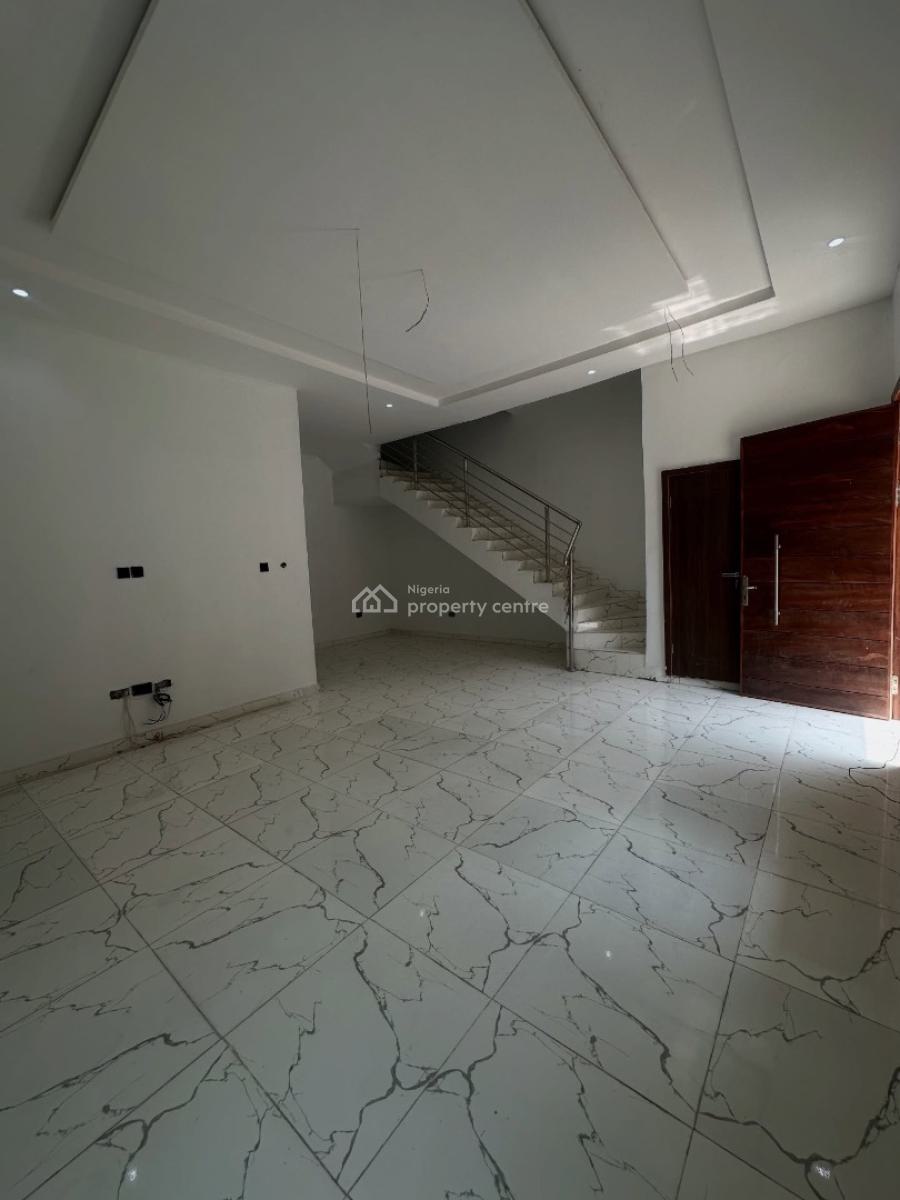 Brand New 4 Bedroom Semi Detached Duplex with Bq, Chevron Drive, Lekki, Lagos, Semi-detached Duplex for Rent