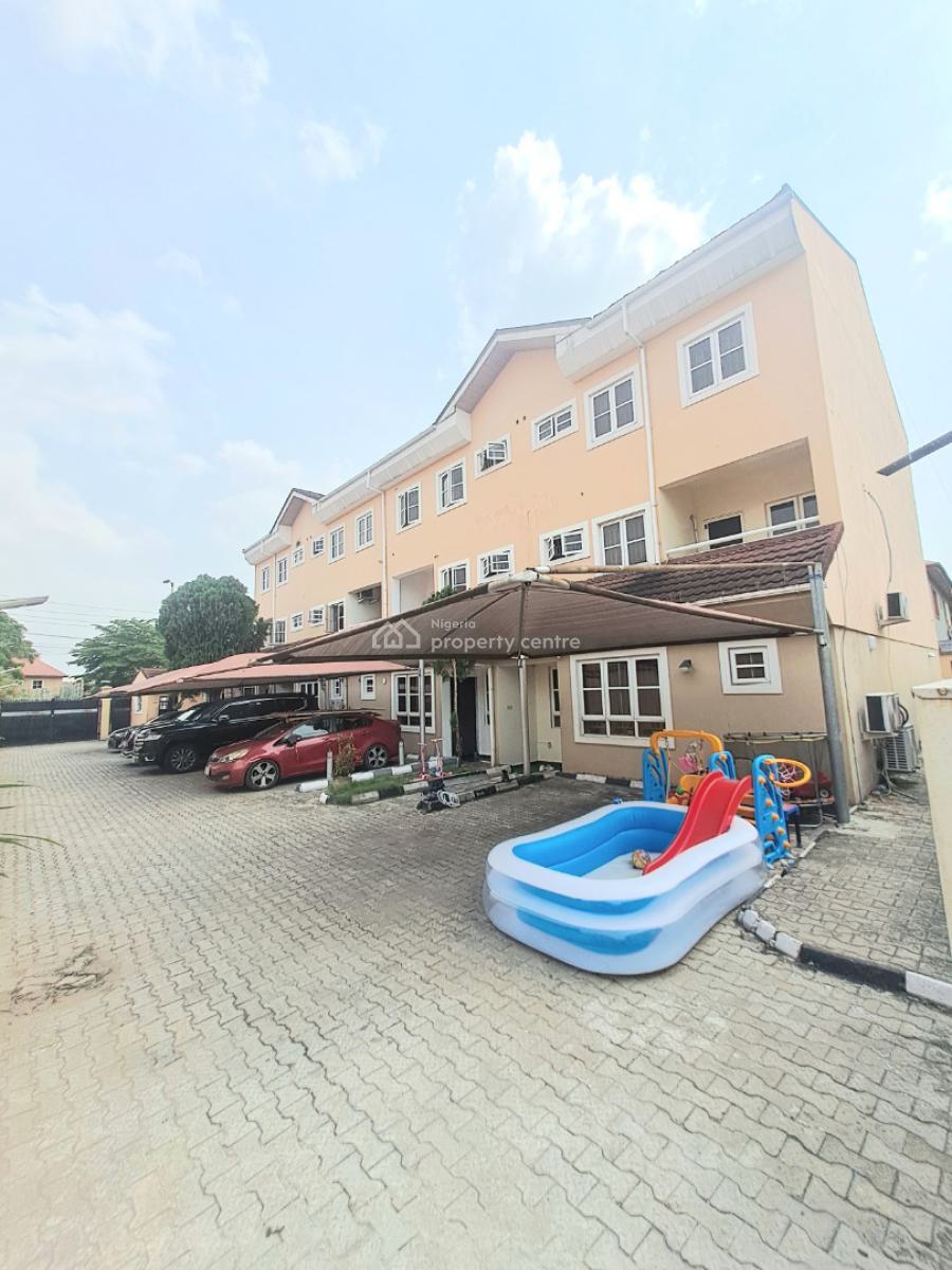 Well Built 4 Bedroom Terrace with Bq and Pool, Oniru, Victoria Island (vi), Lagos, Terraced Duplex for Rent