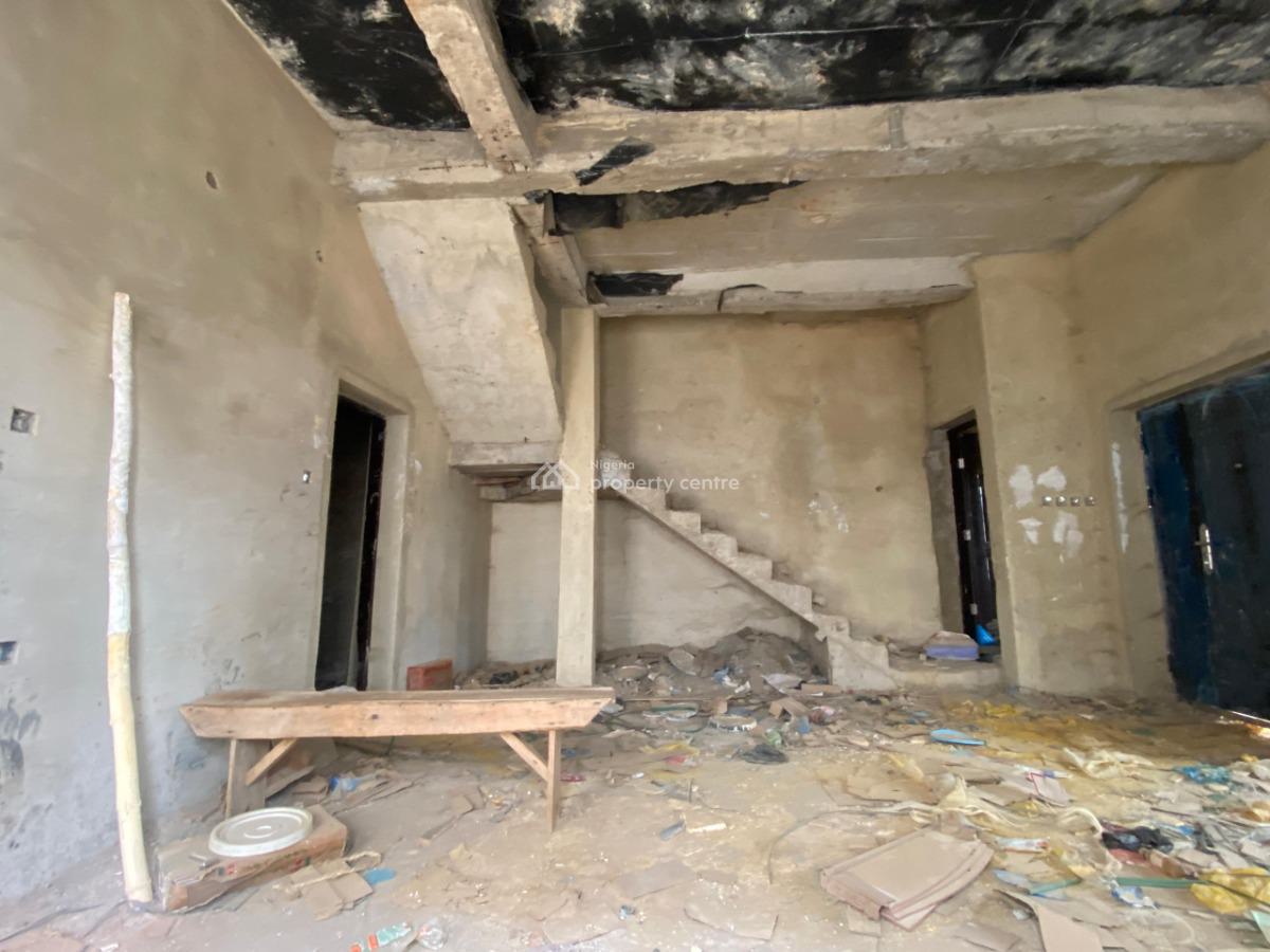 3 Bedroom Semi-detached Duplex (semi-finished), Apo, Abuja, Semi-detached Duplex for Sale