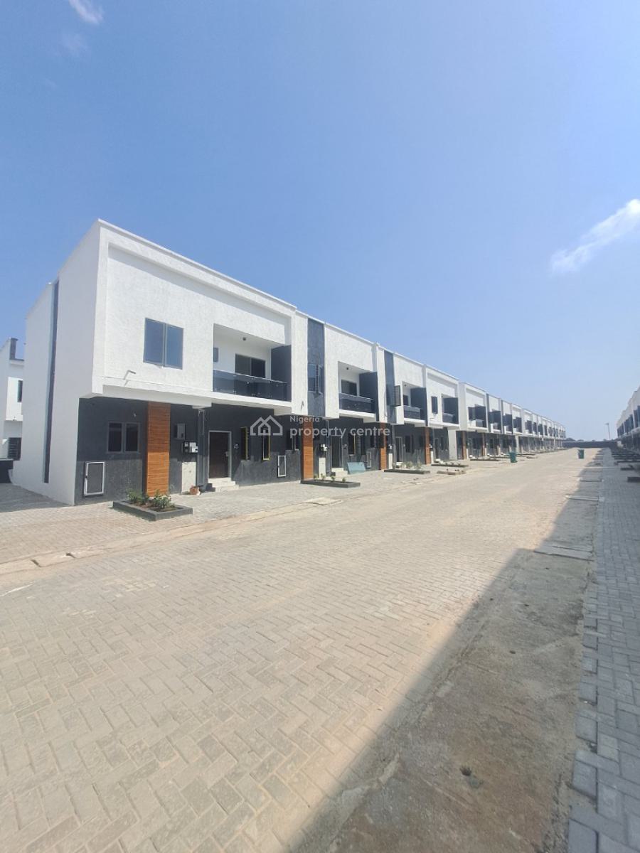 Well Built 3 Bedroom Terrace with Bq & Inverter in a Gated Estate, Sangotedo By Blenco, Ajah, Lagos, Terraced Duplex for Rent