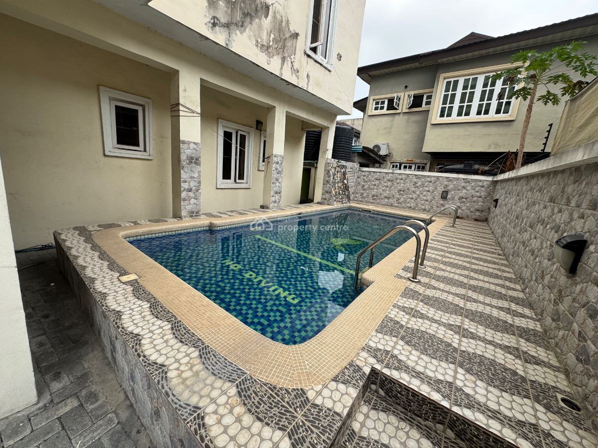 a Large 5 Bedroom Fully Detached Duplex with 2 Bq and Swimming Pool., Lekki Phase 1, Lekki, Lagos, Detached Duplex for Rent