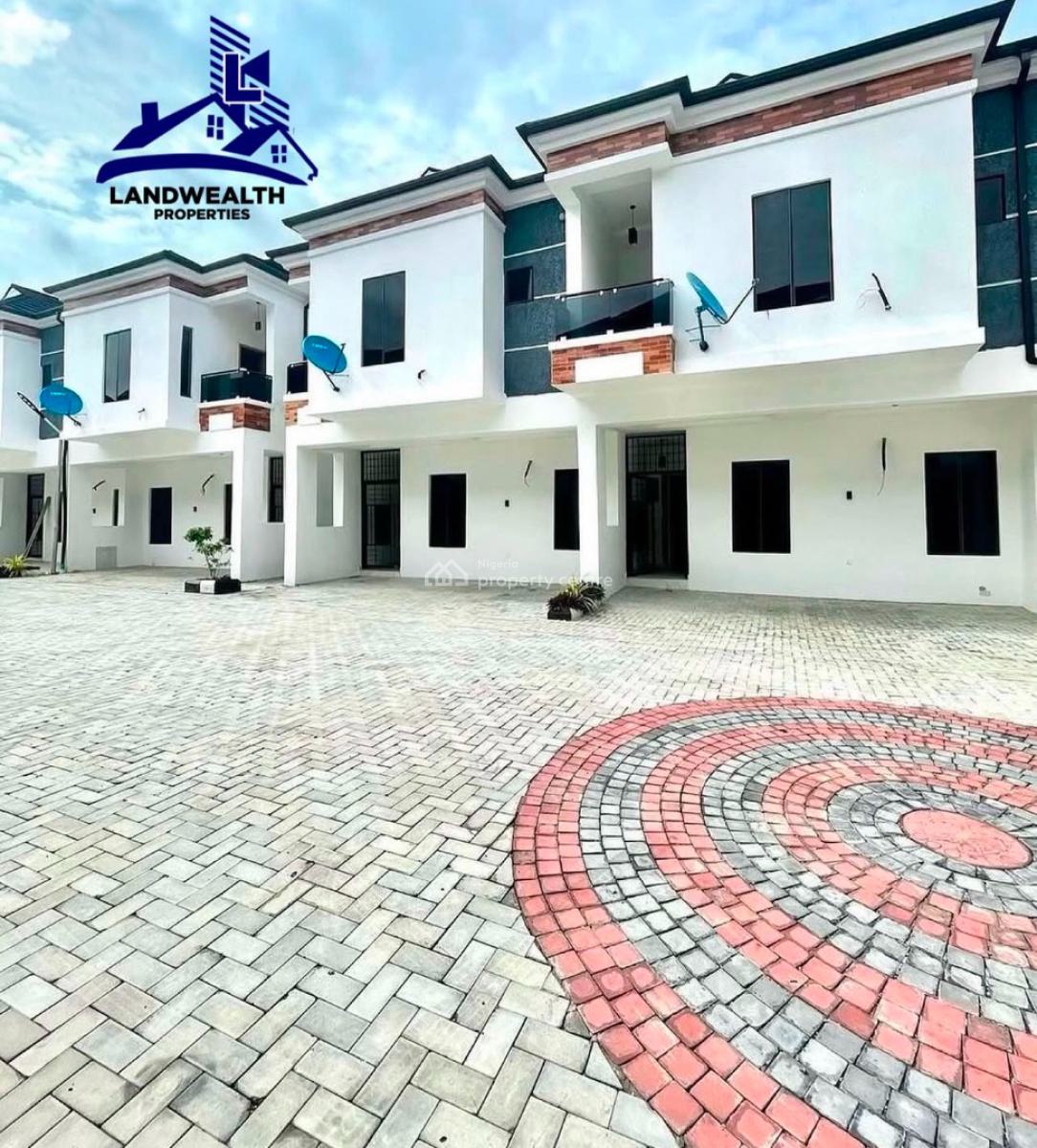Tastefully 4 Bedroom Terrace  Duplex, Secure Estate at Vgc Phase 2 Lekki, Vgc, Lekki, Lagos, Terraced Duplex for Sale
