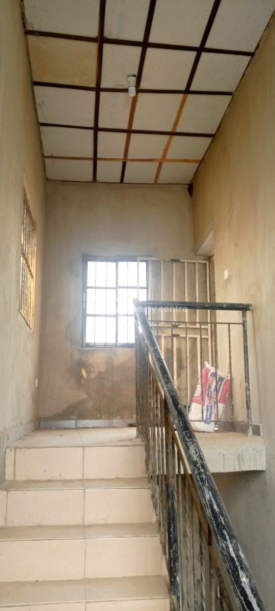 Newly Built 2 Bedroom Flat with 3 Toilets & Personal Staircase, Short Drive From Ojodu Berger Lagos, Asese, Ibafo, Ogun, Flat / Apartment for Rent