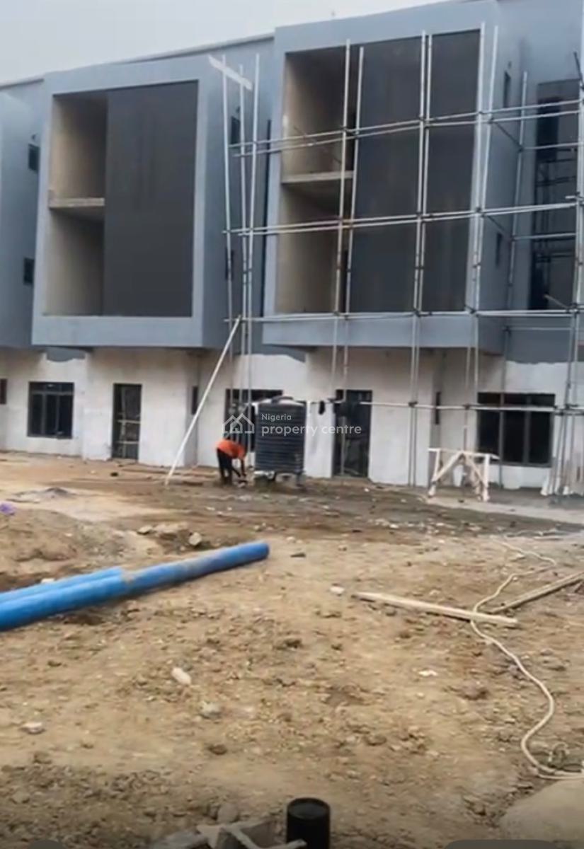 Well Designed 4 Bedroom Semi Finished Terrace Duplex, Utako, Abuja, Terraced Duplex for Sale