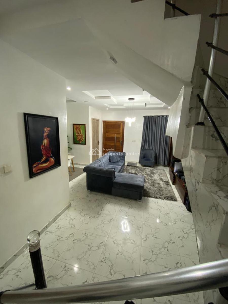 Well Built 4 Bedroom Duplex in a Serene Neighborhood, 2nd Toll Gate, Lekki, Lagos, Semi-detached Duplex for Rent