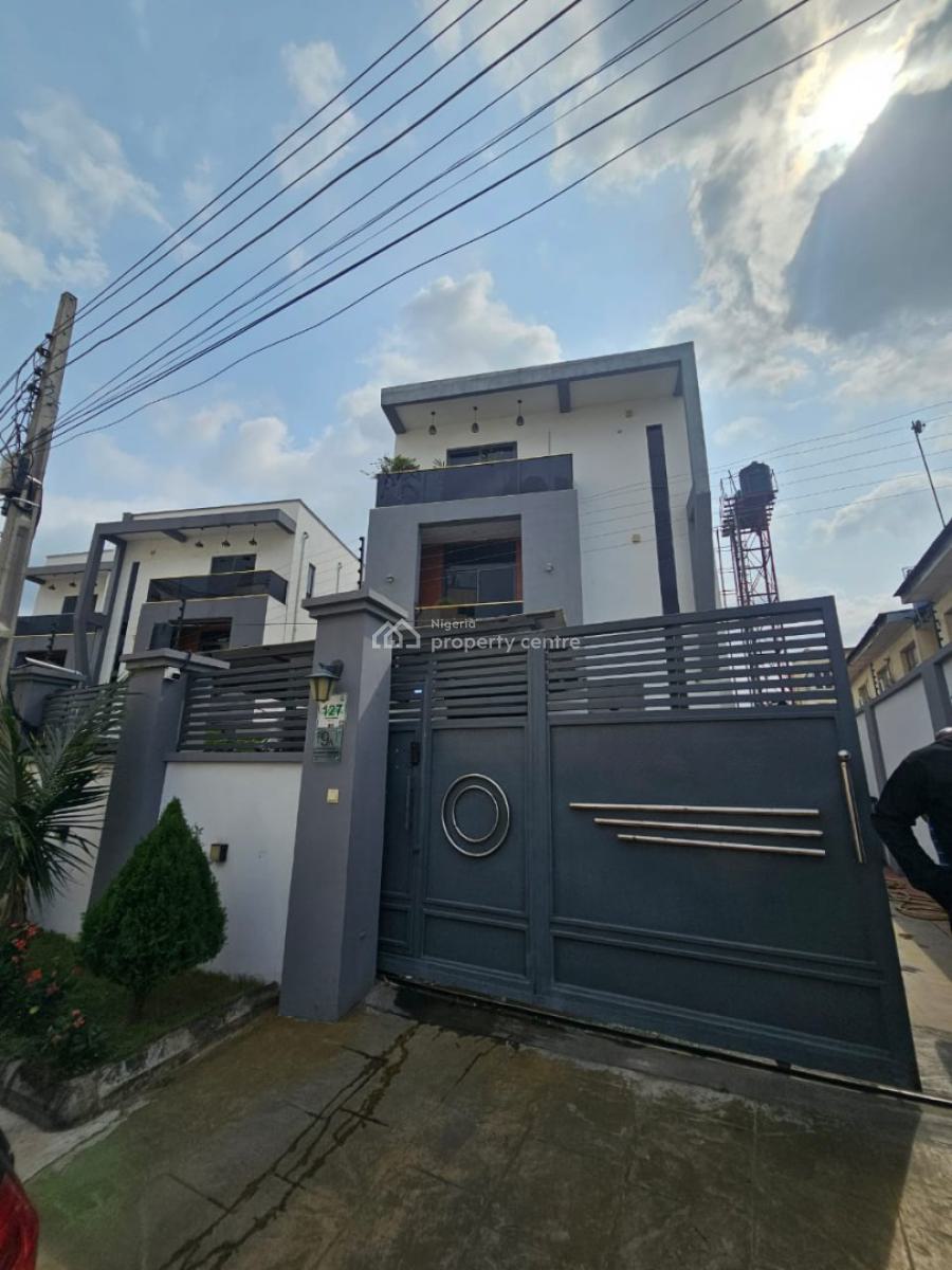 4 Bedroom Fully Detached Duplex with Bq,  Furnished at Shonibare Estat, Shonibare Estate, Maryland, Lagos, Detached Duplex for Sale