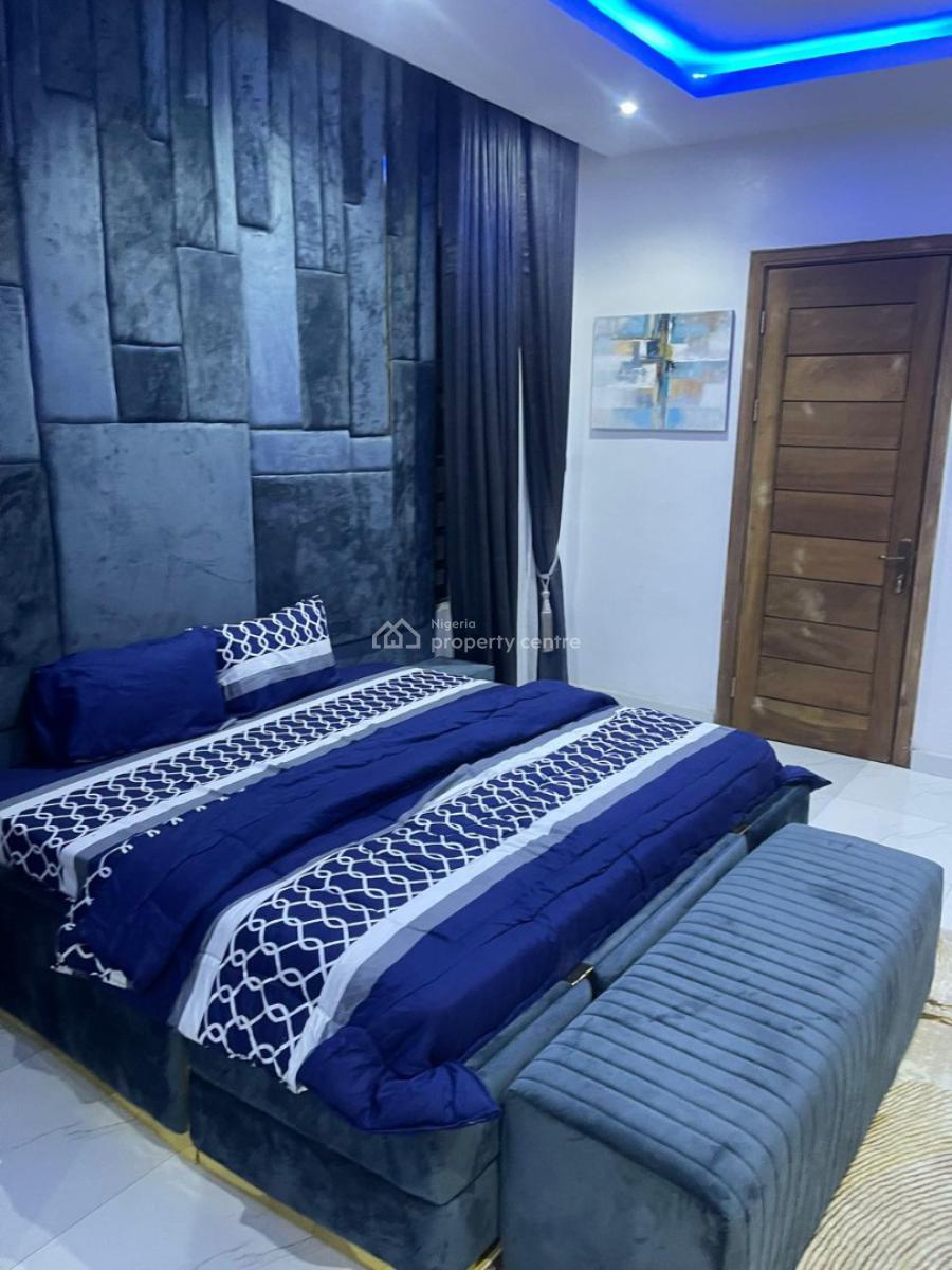 Luxury Fully Furnished & Self Compound 4 Bedroom Duplex with Bq, Chevron, Lekki, Lagos, House for Rent