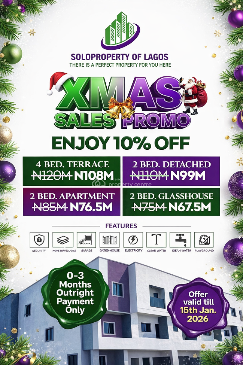 4 Bedroom Terrace in Sangotedo Ajah Lekki, Monastery Road By Novare Shoprite, Sangotedo, Ajah, Lagos, Terraced Duplex for Sale