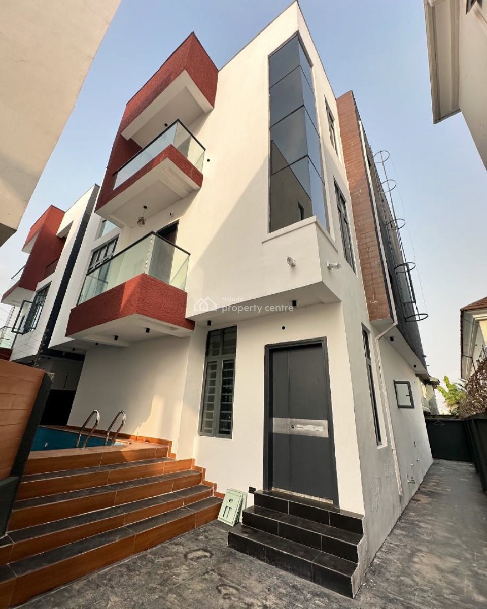 5 Bedroom Detached Duplex on Two Floors with Pool, 5 Bedroom Duplex for Rent, Lekki Phase 1, Lekki, Lagos, Detached Duplex for Rent