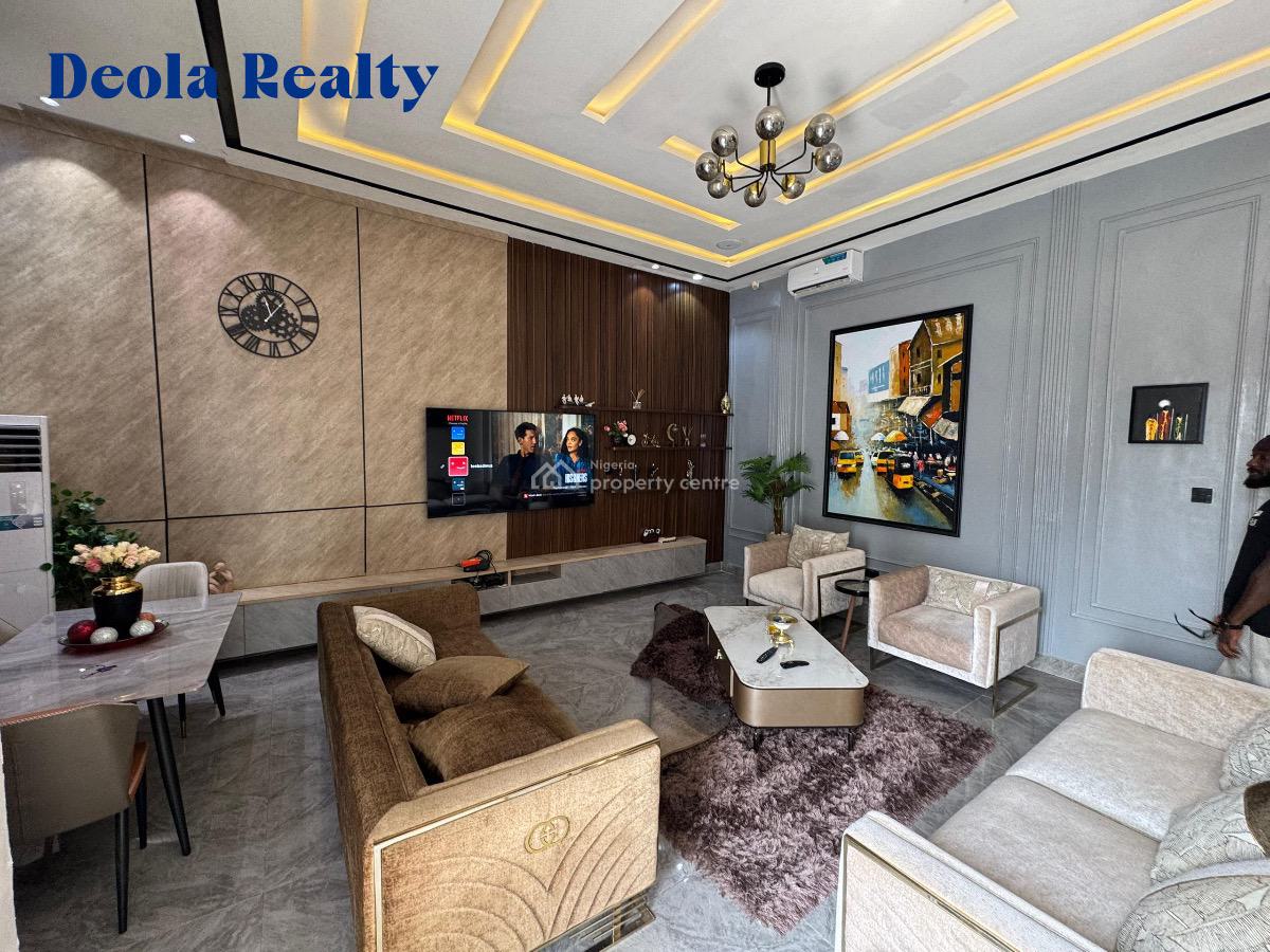 a Luxury Built 4 Bedroom Semi Detached Duplex with Bq, Lekki Palm City Estate, Addo Road, Lekki, Lagos, Semi-detached Duplex for Rent