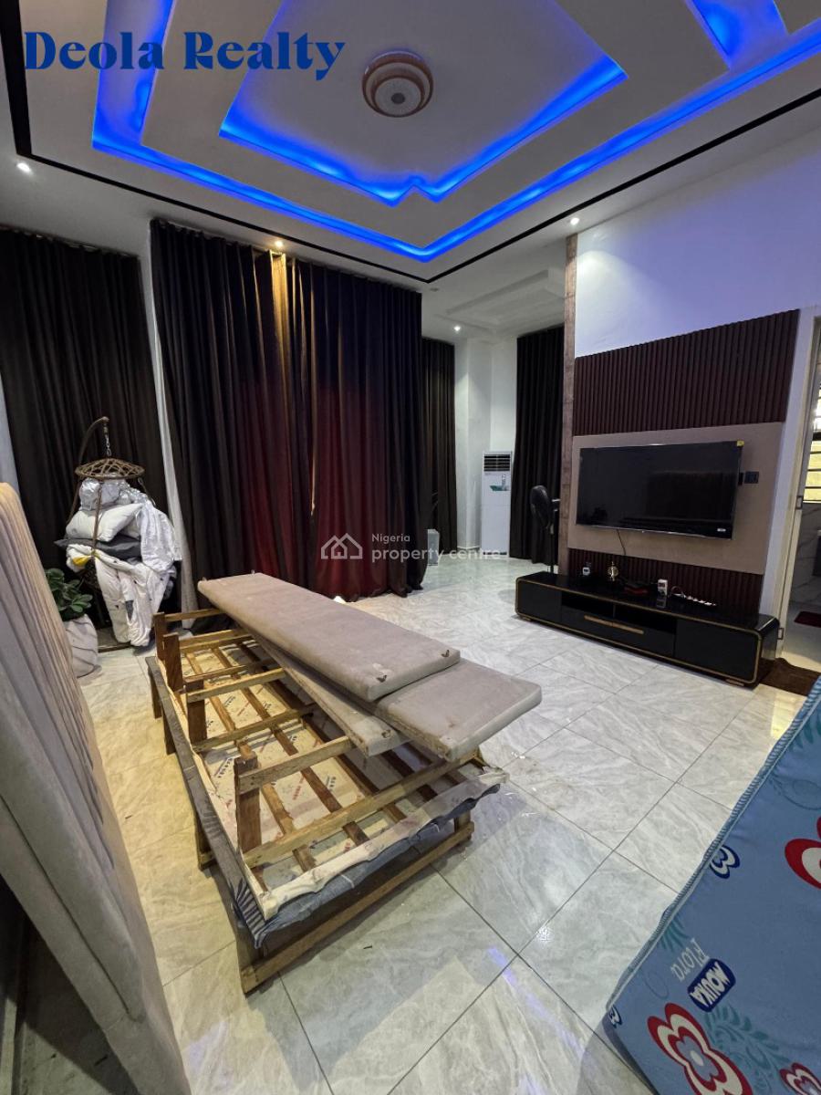 a Luxury Built 4 Bedroom Semi Detached Duplex with Bq, Lekki Palm City Estate, Addo Road, Lekki, Lagos, Semi-detached Duplex for Rent