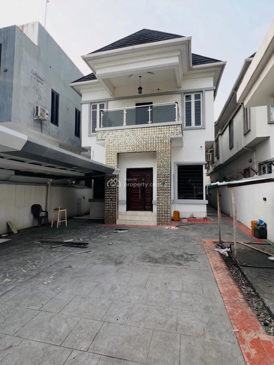 5 Bedroom Detached Duplex with Bq, 5 Bedroom Duplex with Large Compound and Spacious Rooms, Osapa, Lekki, Lagos, Detached Duplex for Rent