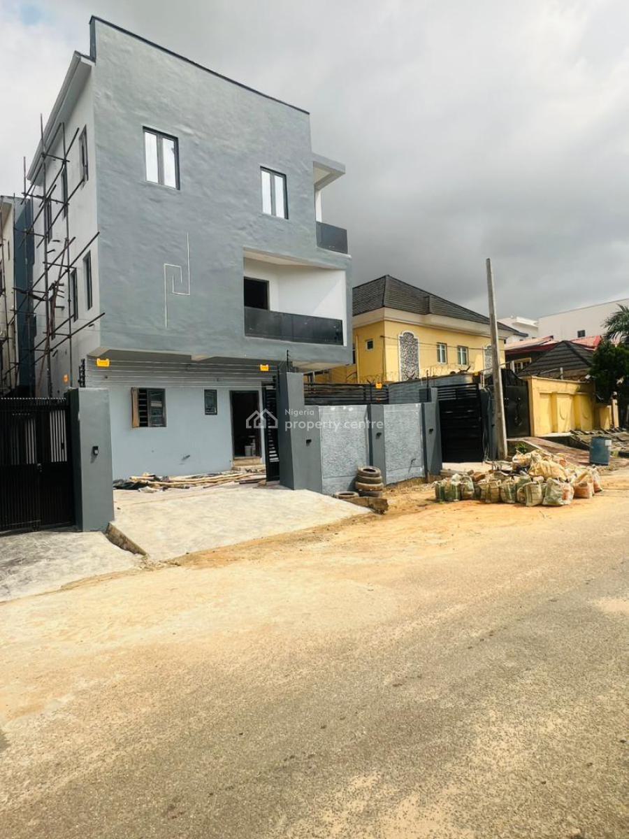 Beautifully Crafted 4 Bedroom Fully Detached Duplex Plus Bq, Contemporary Detailed Home with Bq in a Secured Estate, Off Wemco, Ikeja, Lagos, Detached Duplex for Sale