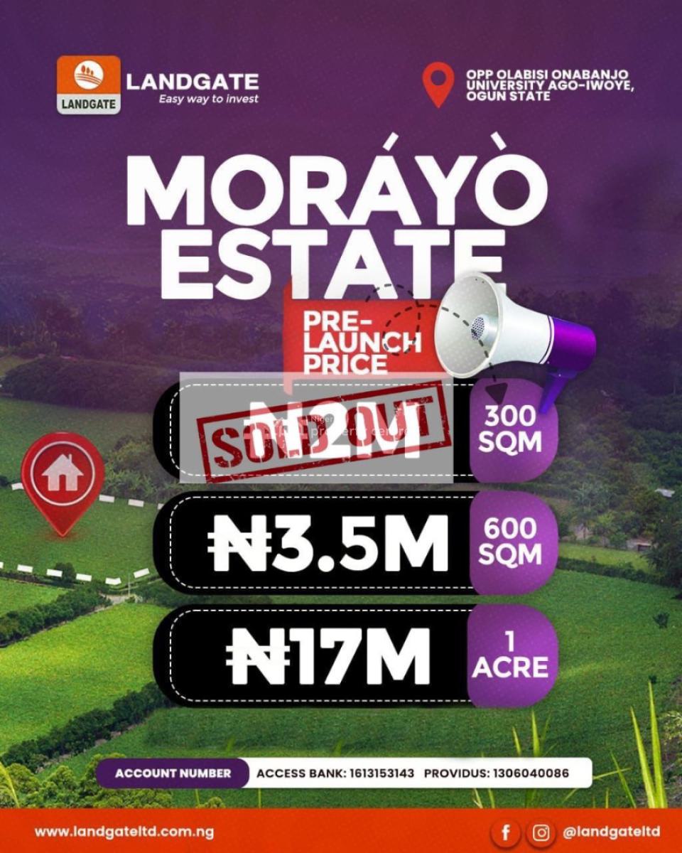 Land in a Good Location, Opposite Olabisi Onabanjo University, Ago-iwoye, Ogun State, Ifo, Ogun, Land for Sale