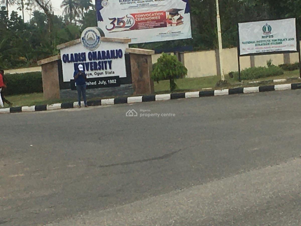 Land in a Good Location, Opposite Olabisi Onabanjo University, Ago-iwoye, Ogun State, Ifo, Ogun, Land for Sale