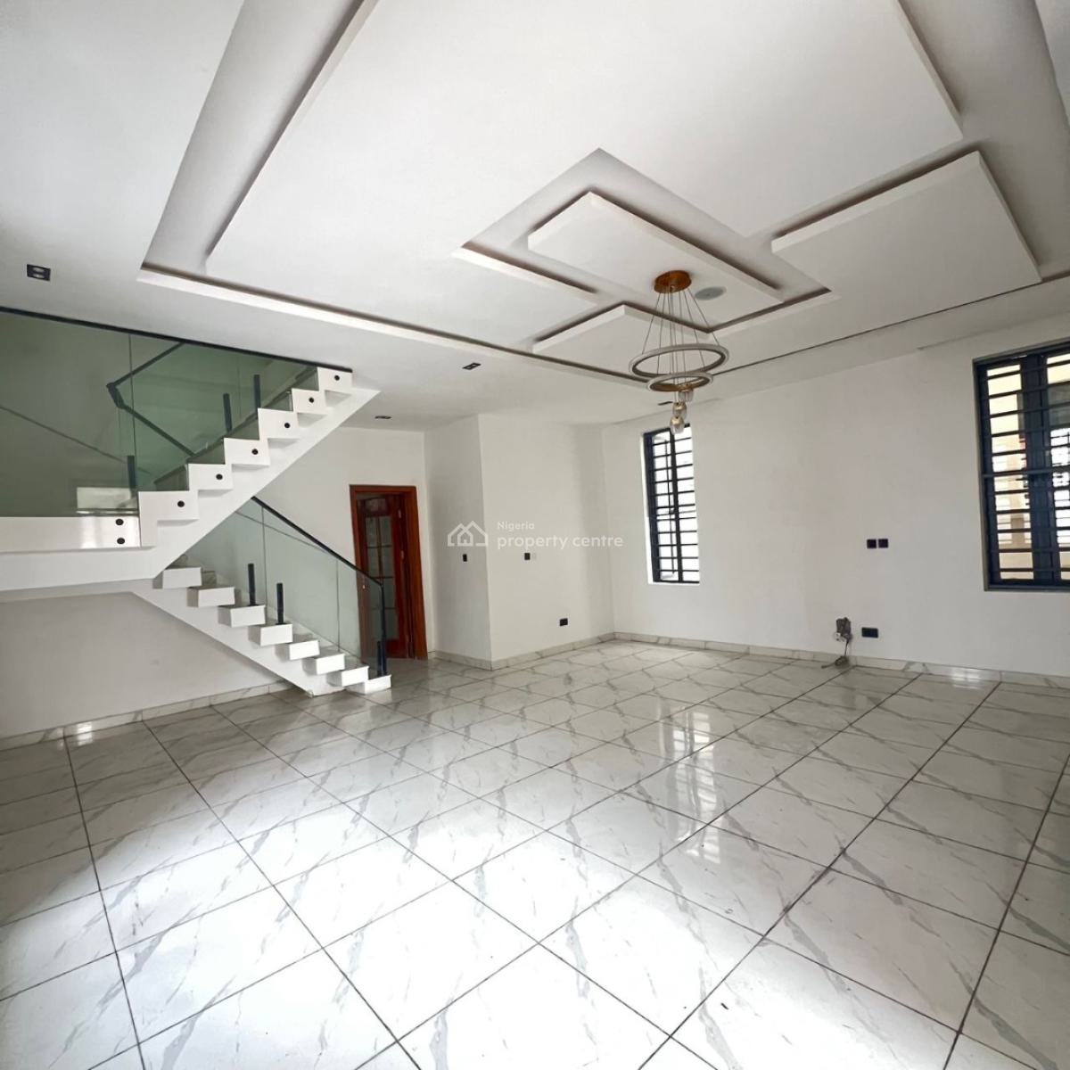 5 Bedroom Fully Detached Duplex with Bq, Chevron, Lekki, Lagos, Detached Duplex for Sale