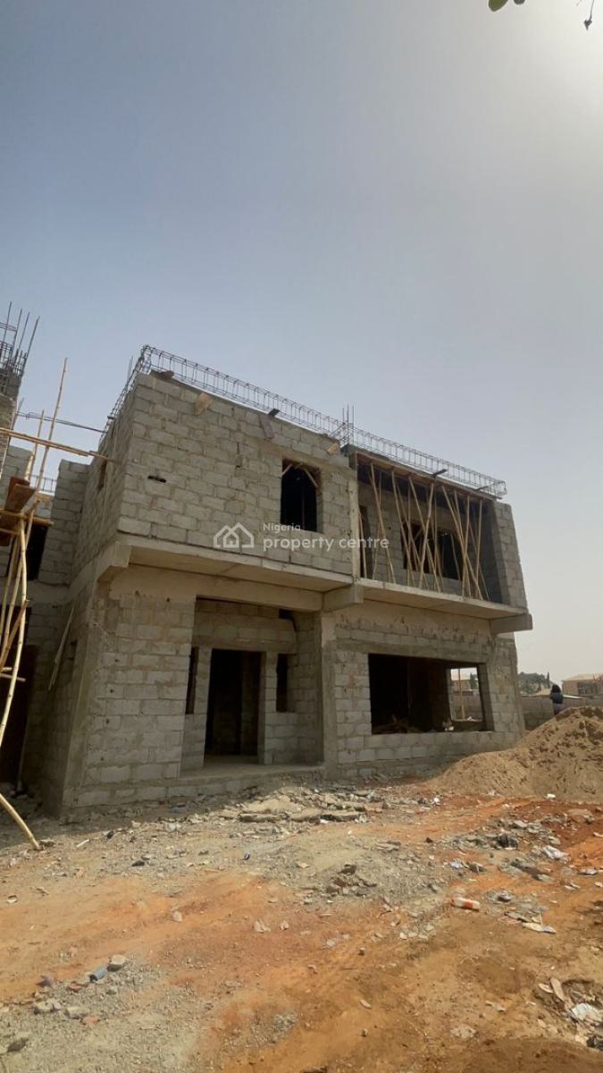Newly Built 5 Bedrooms Terrace Duplex with a Bq in  a Mini Estate, Life Camp Close to Lento Aluminum, Polaris Bank, Nelani Wellness, Life Camp, Abuja, Terraced Duplex for Sale