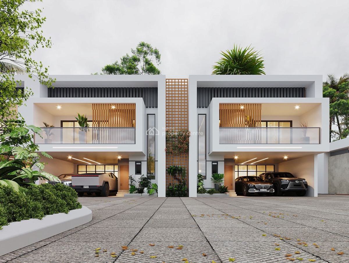 3 Bedrooms with  Bq, Sangotedo, Just Behind Shoprite., Lekki, Lagos, Semi-detached Duplex for Sale