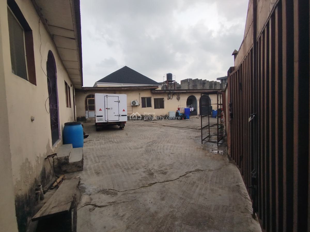 Almost a Full Plot of Land with Bungalow on Major Road, Oriola, Alapere, Ketu, Lagos, Detached Bungalow for Sale