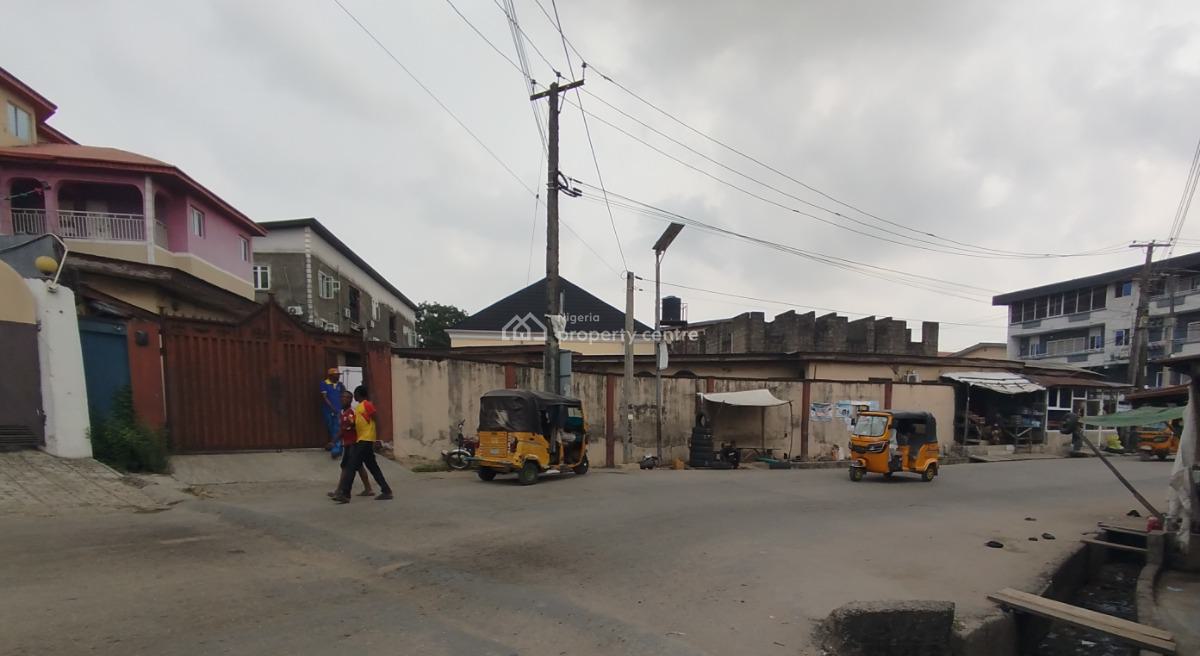 Almost a Full Plot of Land with Bungalow on Major Road, Oriola, Alapere, Ketu, Lagos, Detached Bungalow for Sale