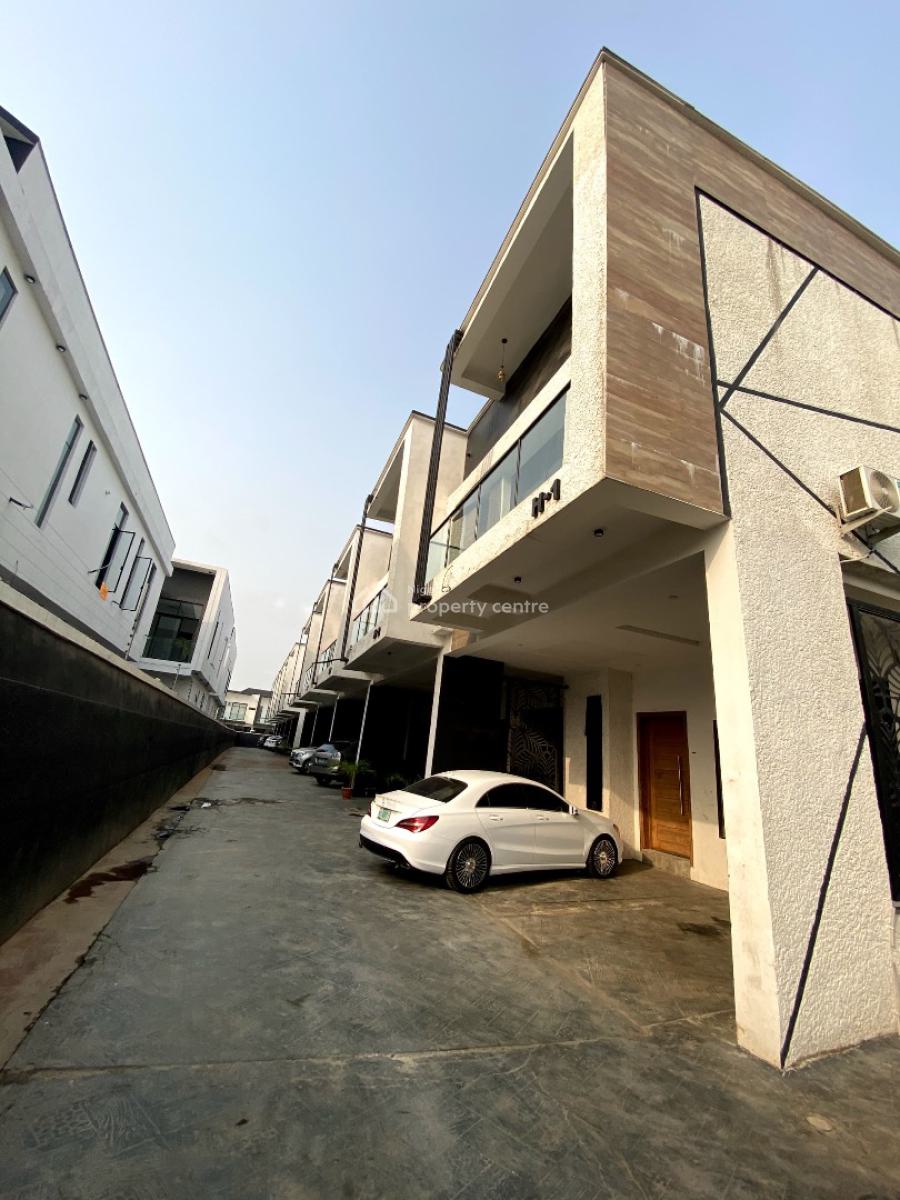 Luxury 4 Bedroom Fully Furnished Terrace Duplex in a Secure Estate, Ikota, Lekki, Lagos, Terraced Duplex for Rent