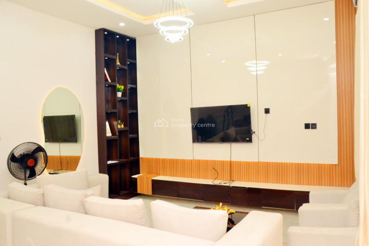 Luxury 4 Bedroom Fully Furnished Terrace Duplex in a Secure Estate, Ikota, Lekki, Lagos, Terraced Duplex for Rent