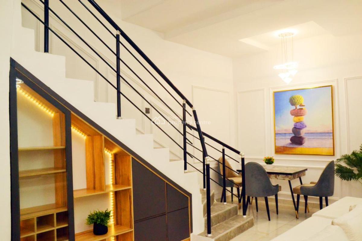 Luxury 4 Bedroom Fully Furnished Terrace Duplex in a Secure Estate, Ikota, Lekki, Lagos, Terraced Duplex for Rent