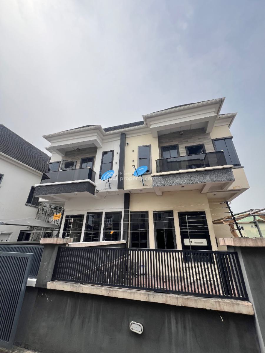 Standard 4bedroom Semi Detached Duplex with Bq, Oral Estate, Lekki, Lagos, Semi-detached Duplex for Rent