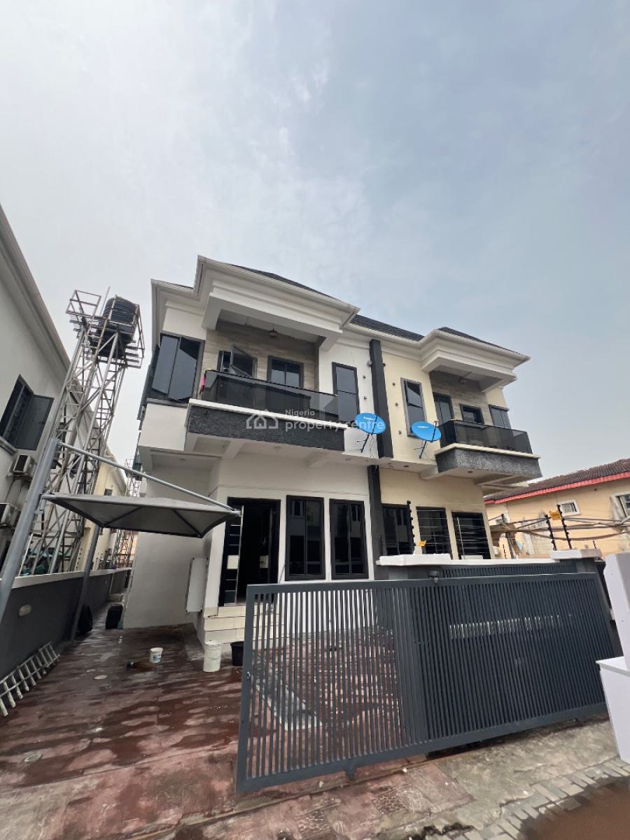 Standard 4bedroom Semi Detached Duplex with Bq, Oral Estate, Lekki, Lagos, Semi-detached Duplex for Rent