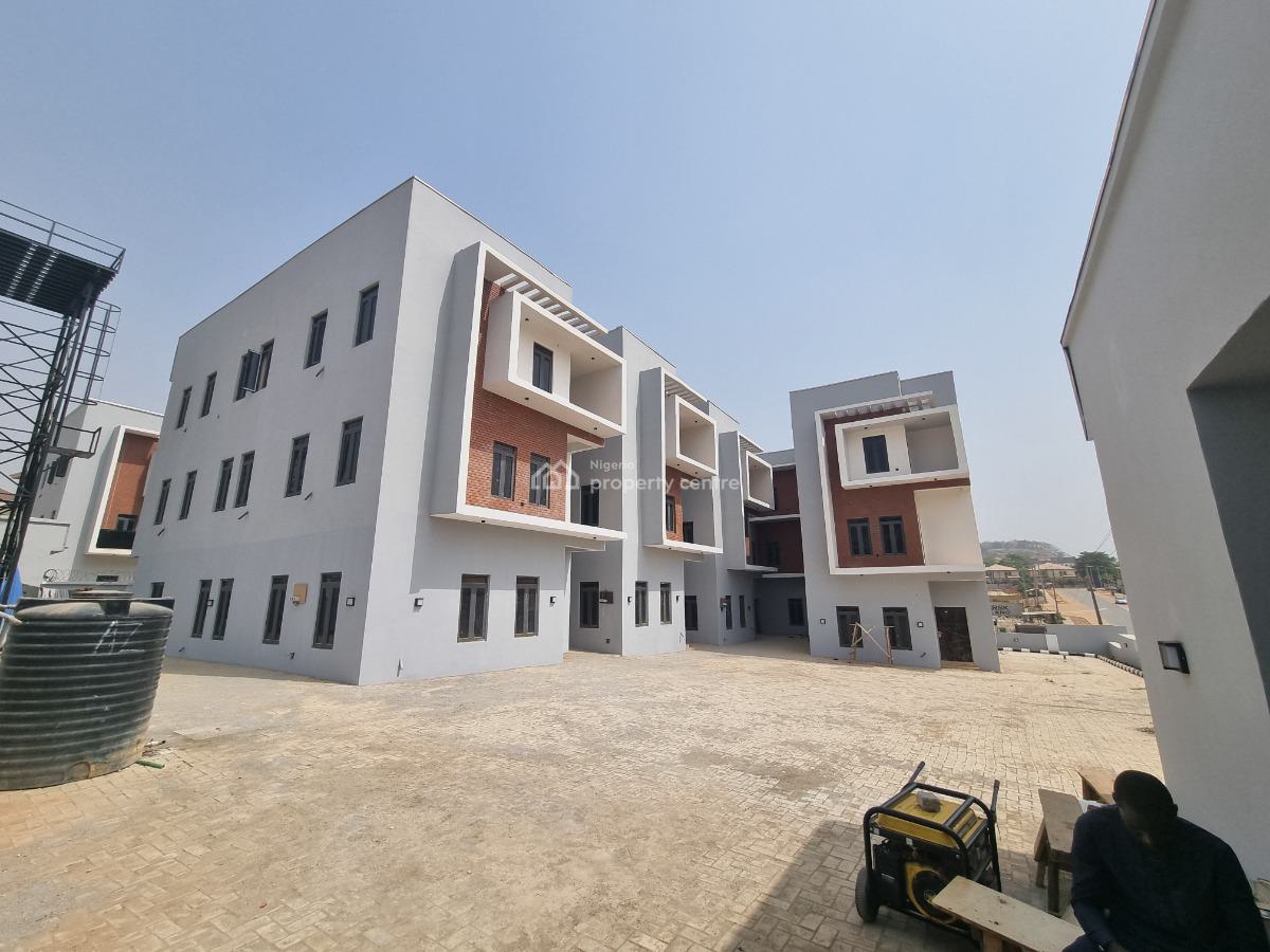 Spacious 4 Bedroom Terrace Duplex with Bq, Mabushi, Mabushi, Abuja, Terraced Duplex for Rent